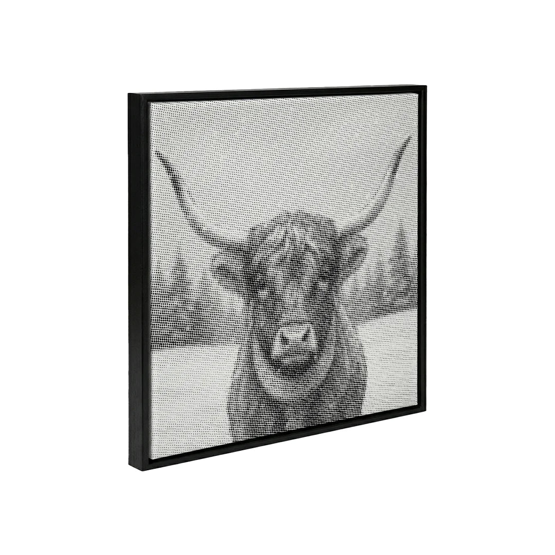 Skotsk Highlander julprickmålning