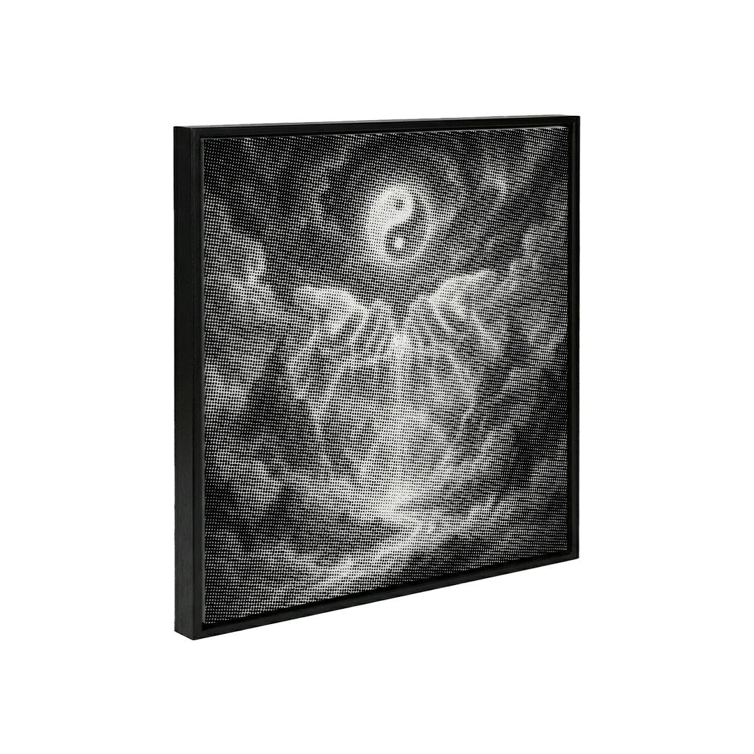 Ying Yang vattenfall prickmålning