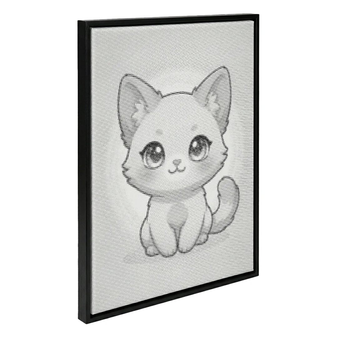Kattunge Dot Målning