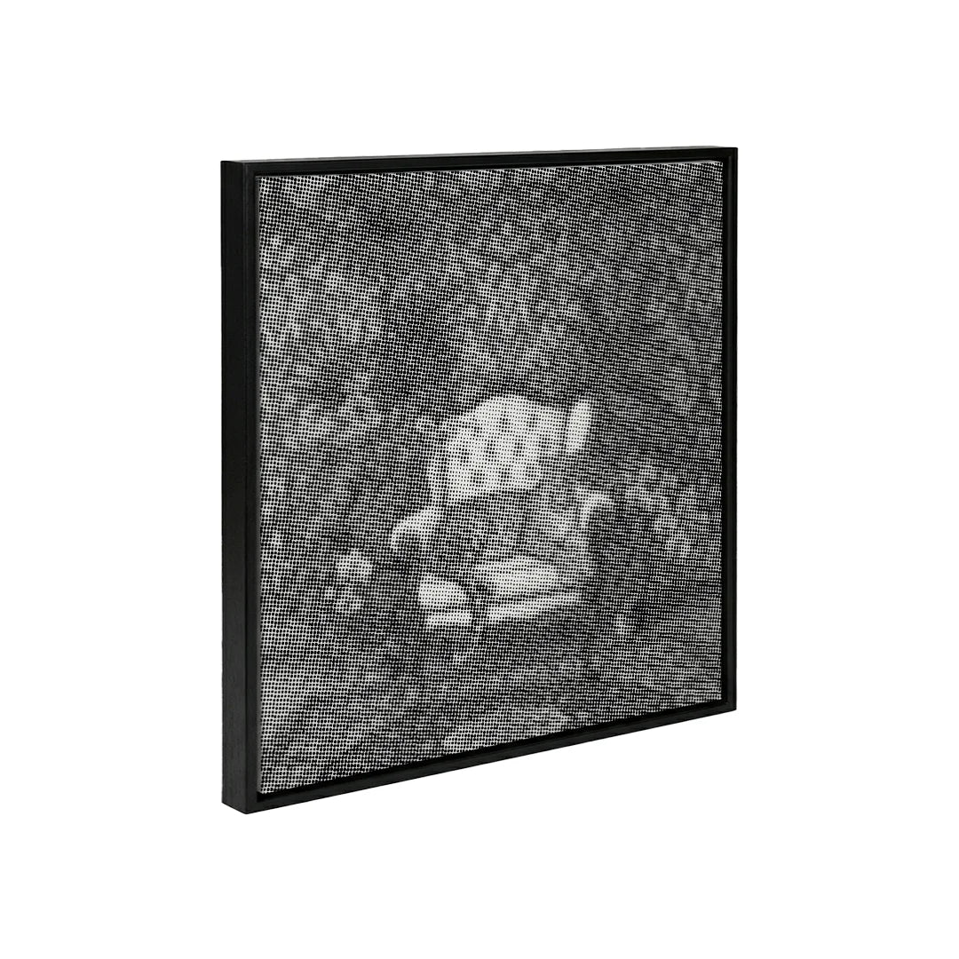 King Leopard Dot Målning