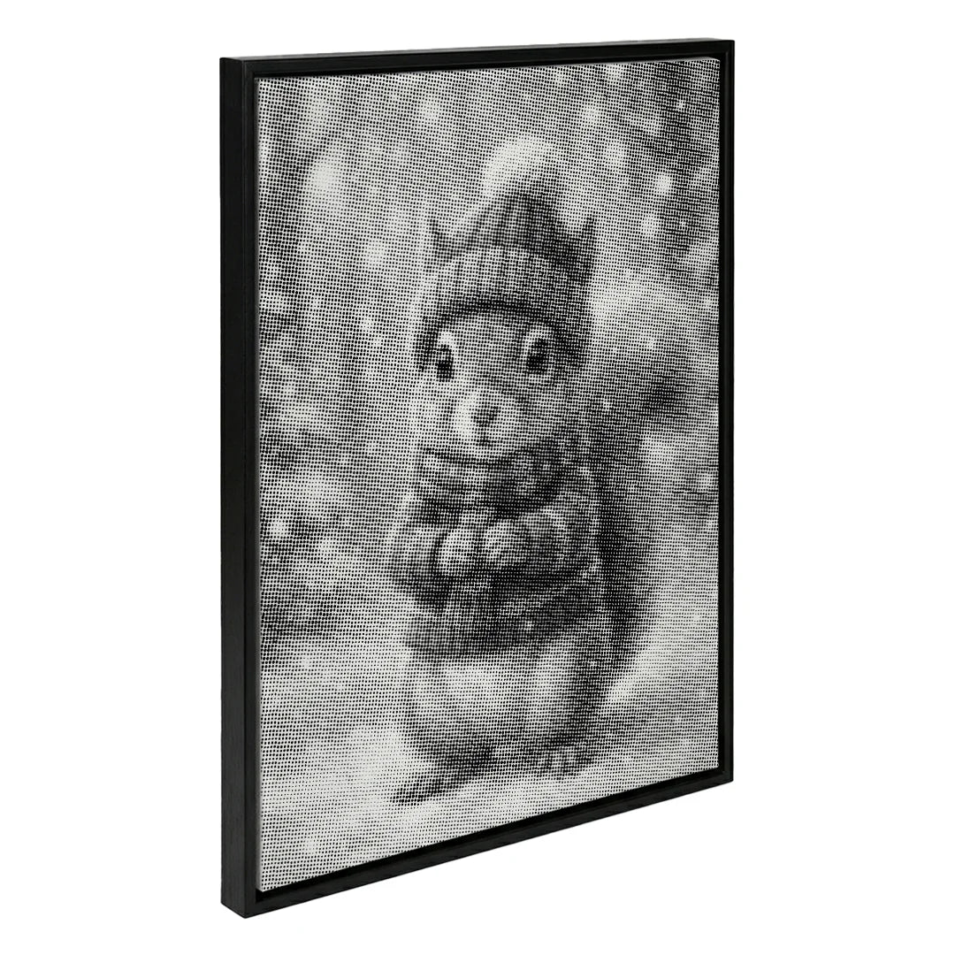Vinter ekorrpricksmålning