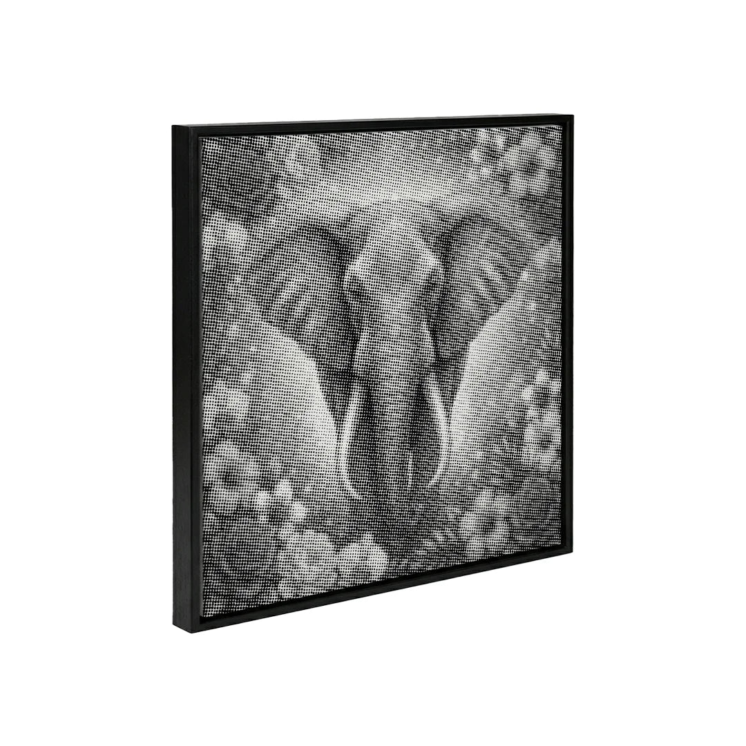 Elefant med blommor Dot målning