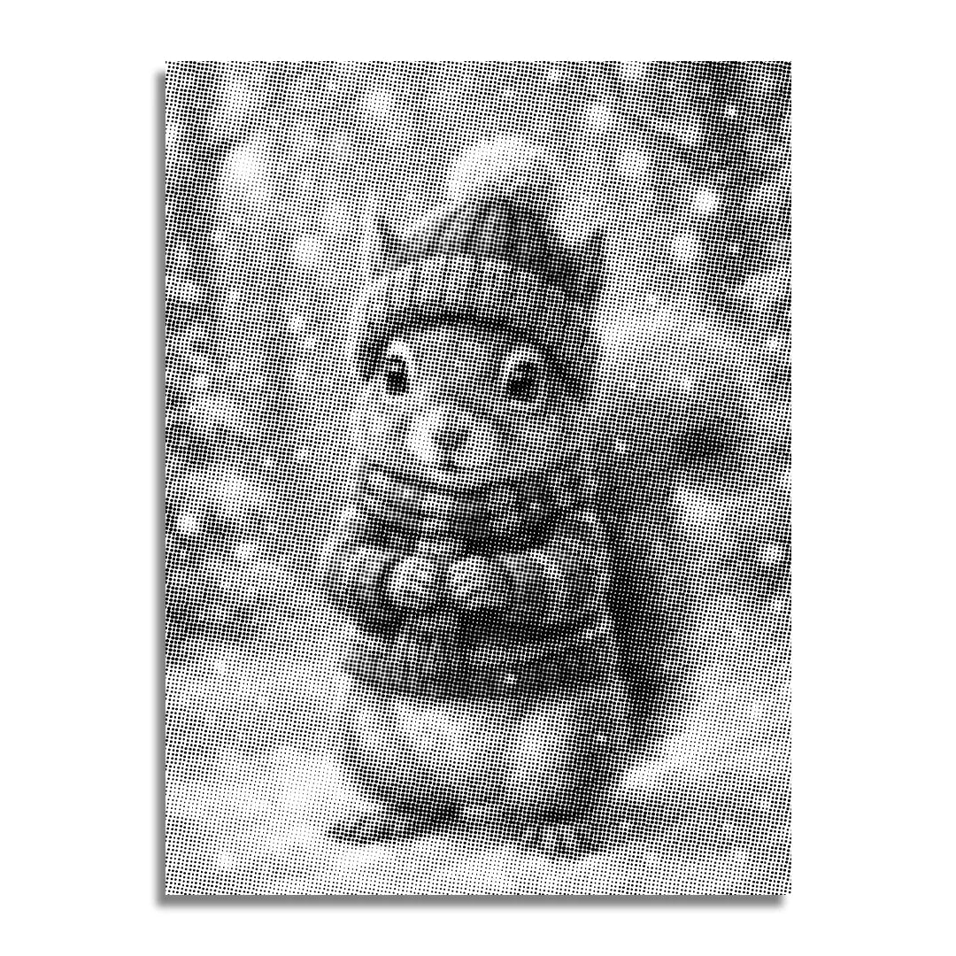 Vinter ekorrpricksmålning