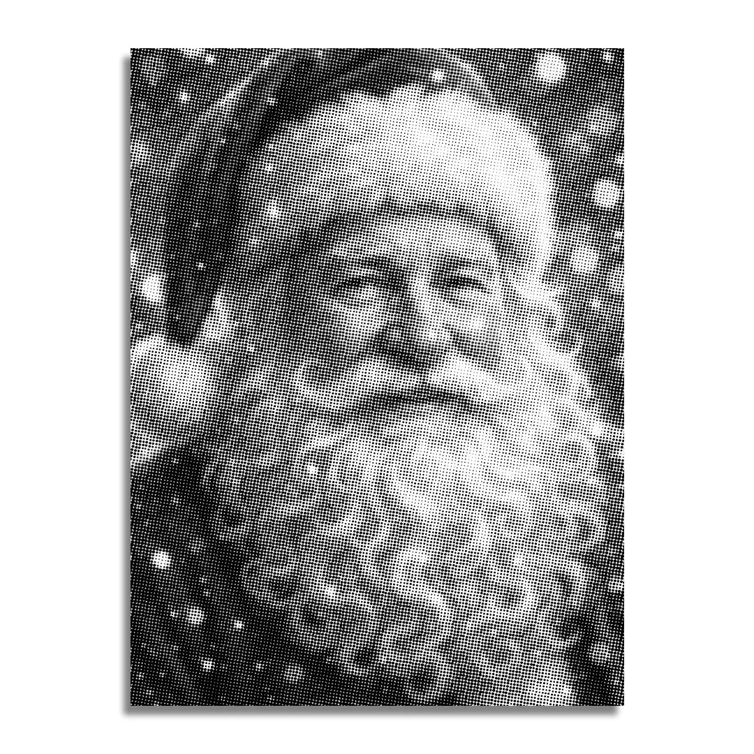 Tomte 2 prick målning