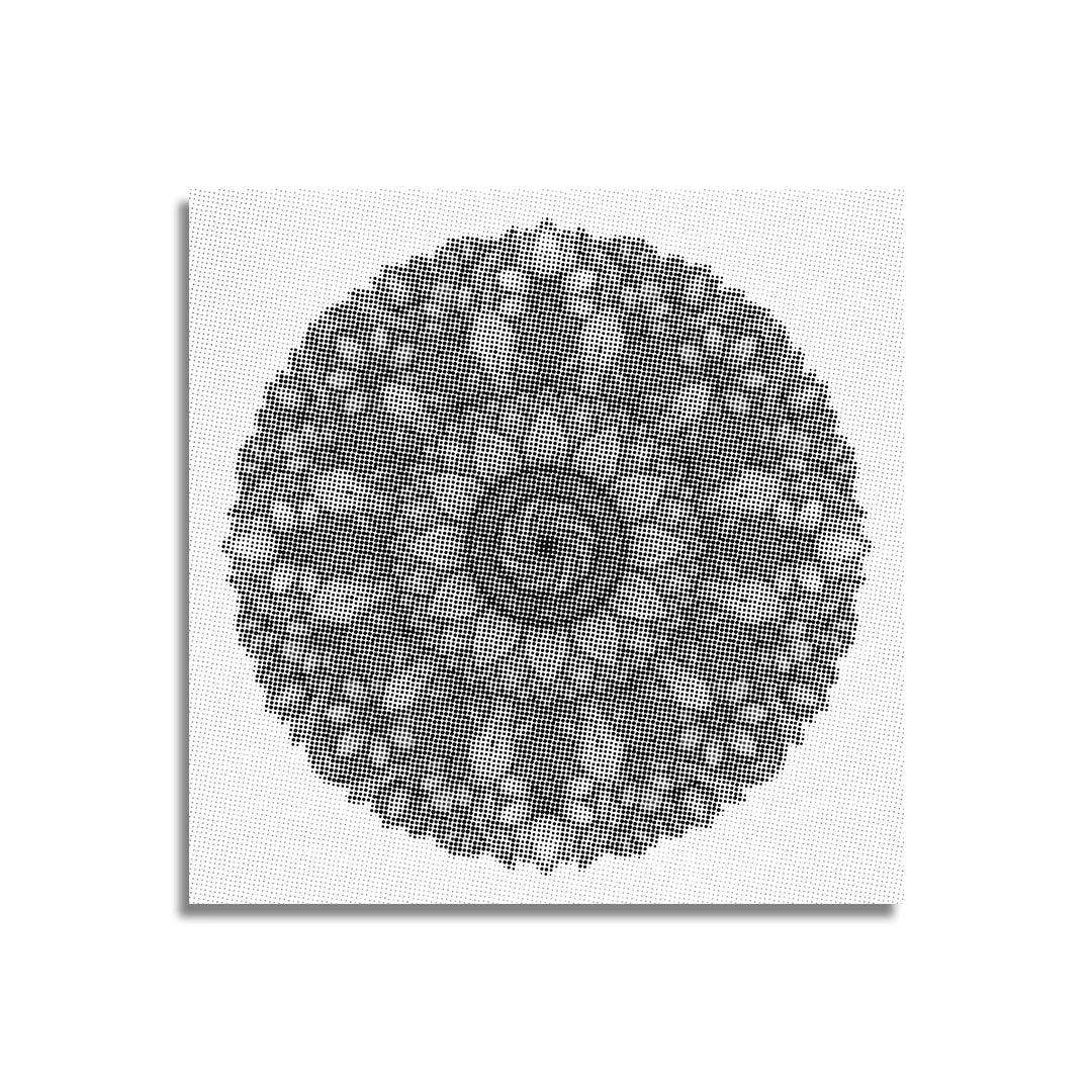 Mandala med blommor Dot målning