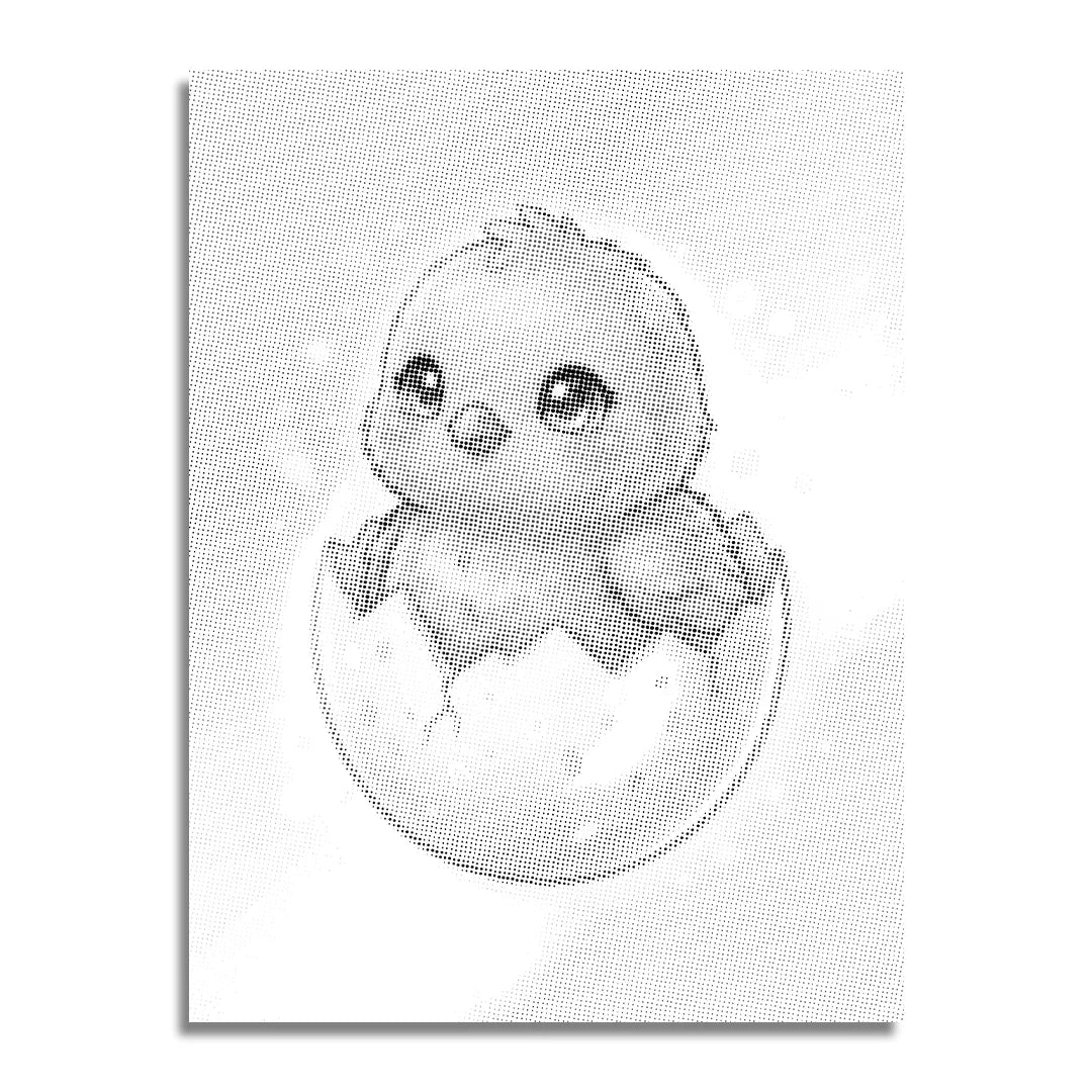 Duckling Dot Målning
