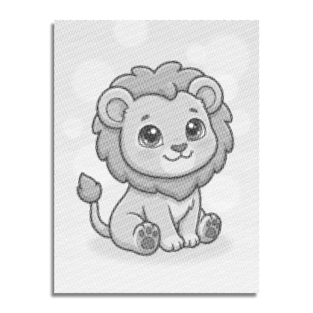 Lion Prick målning