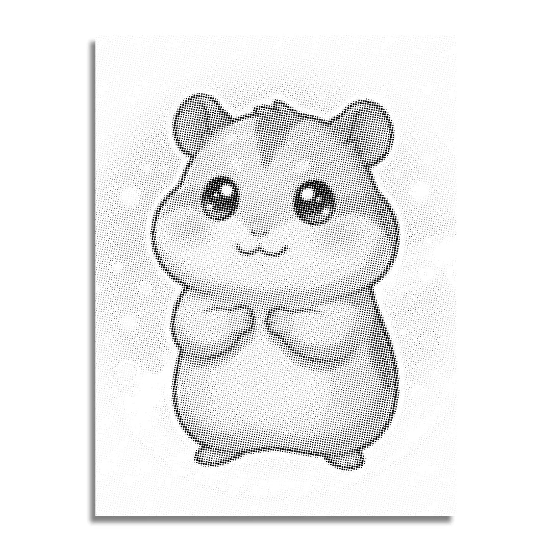 Hamster Dot Målning