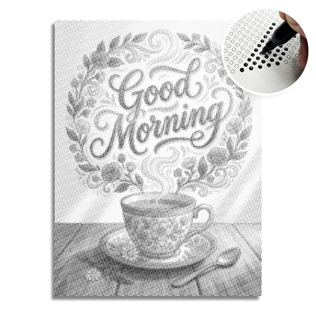 Godmorgon kaffepricksmålning