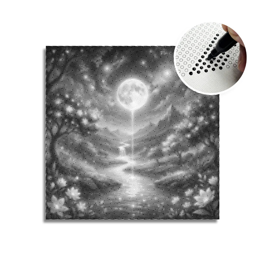 Drömlandskap prickmålning