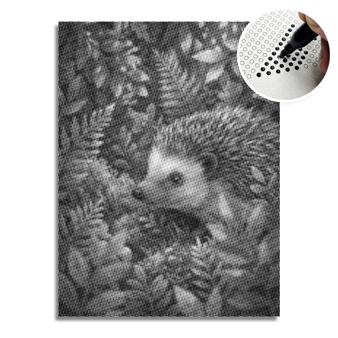 Liten igelkottprickmålning