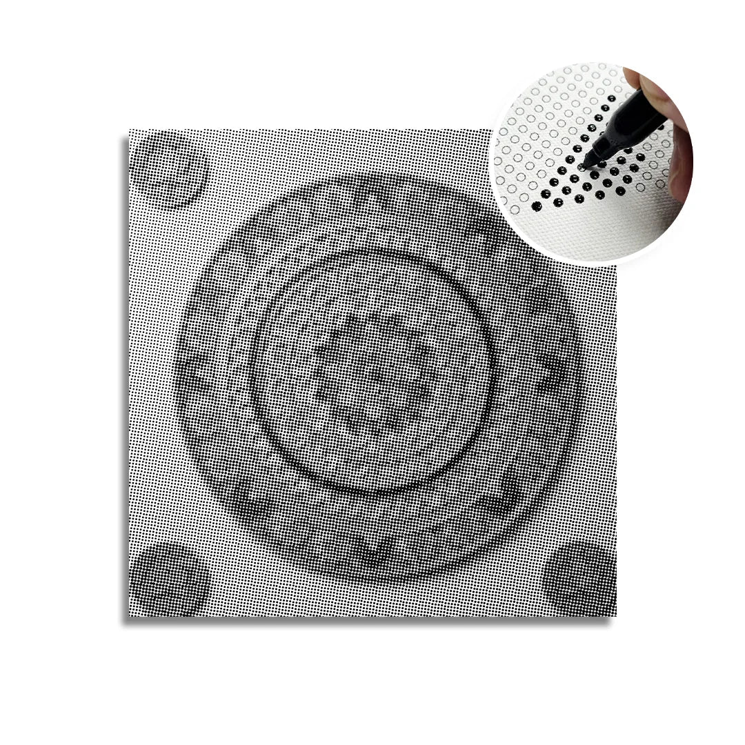 Mandala 13 Dot Målning