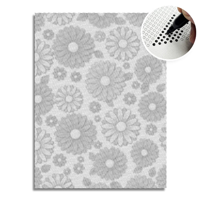 Minimalistisk Blommor Dot Målning