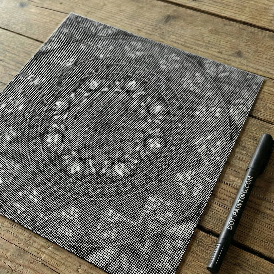 Mandala 8-punktsmålning