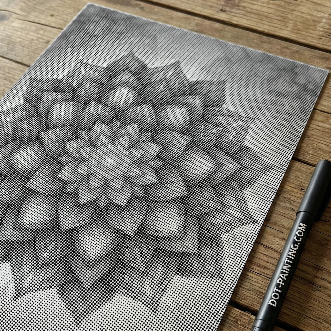 Mandala Dot Målning