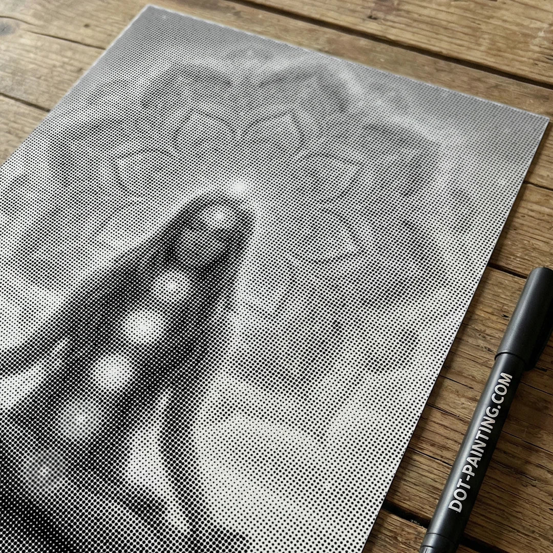 Yoga Mandala Dot Målning