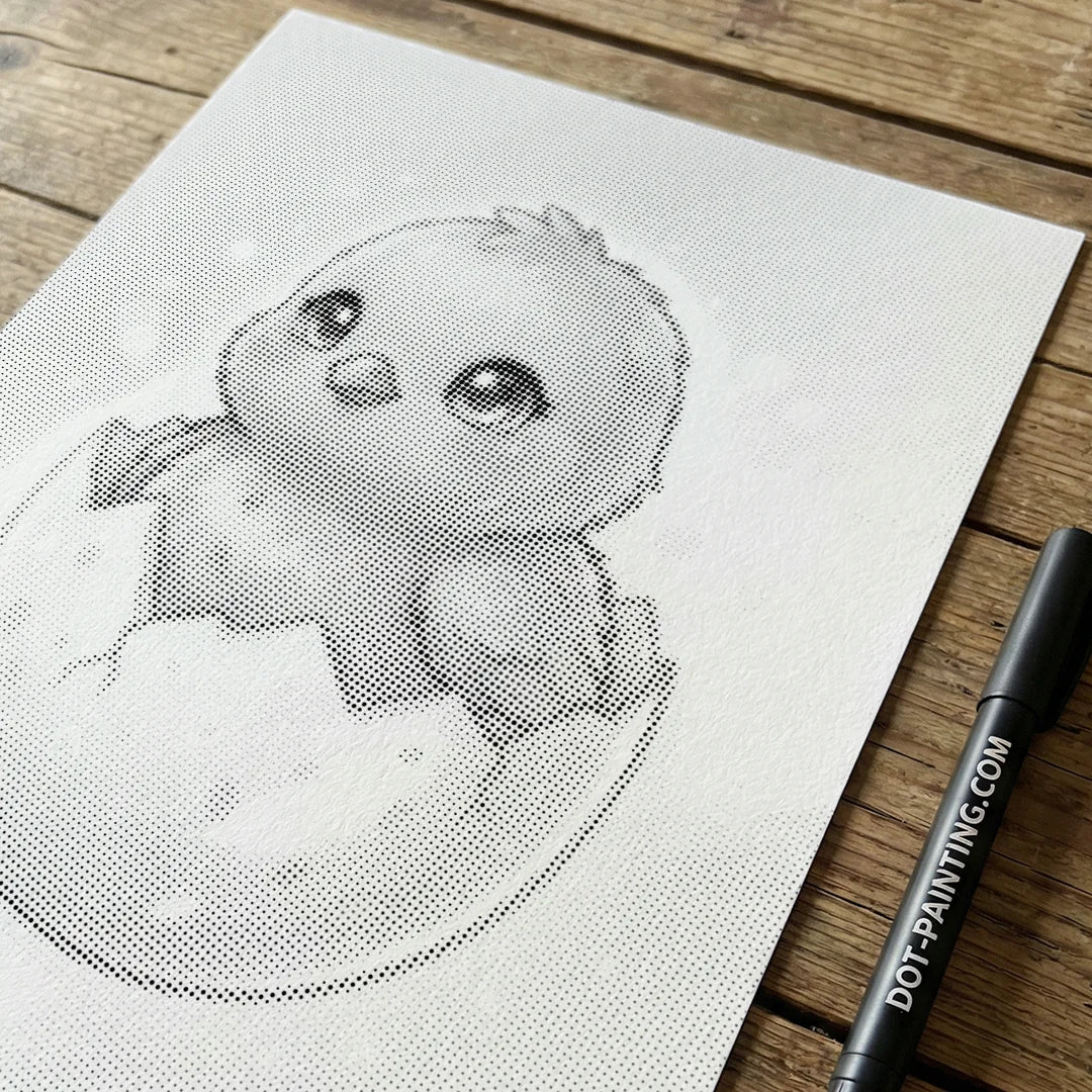 Duckling Dot Målning