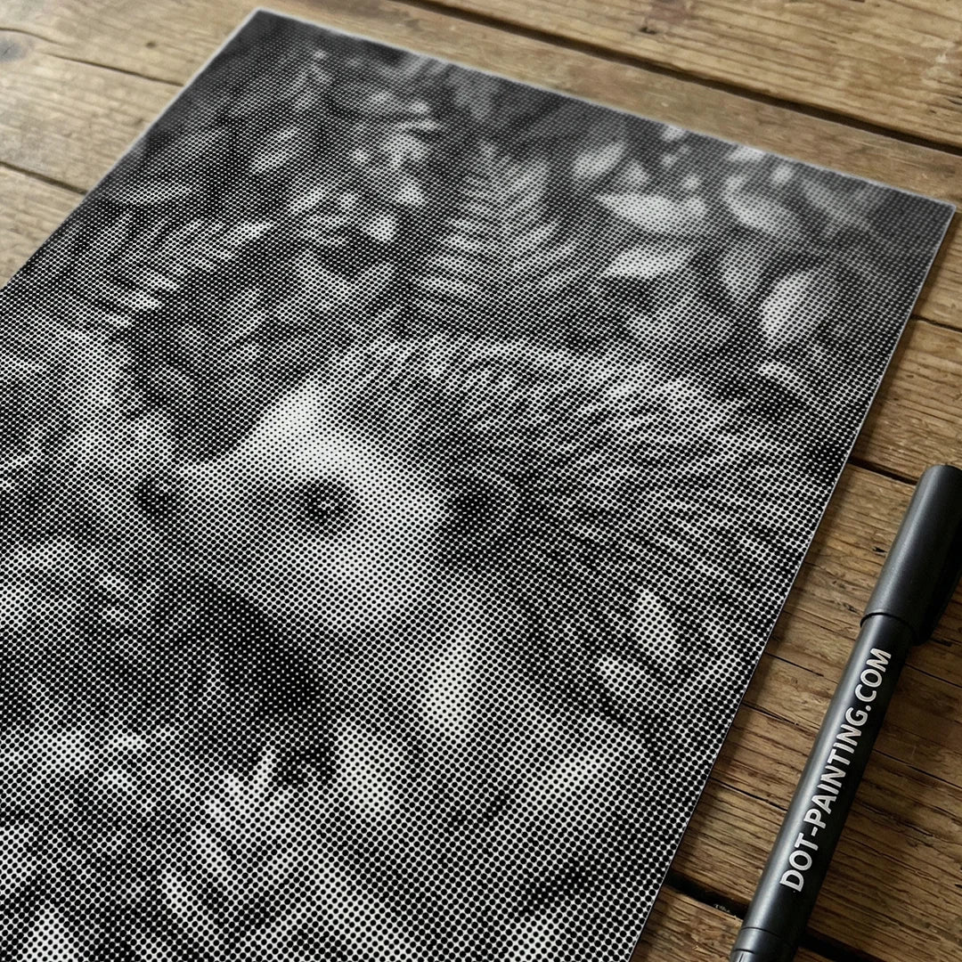 Liten igelkottprickmålning