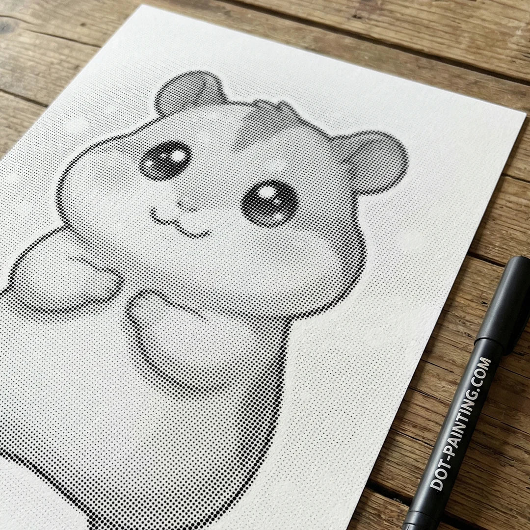 Hamster Dot Målning