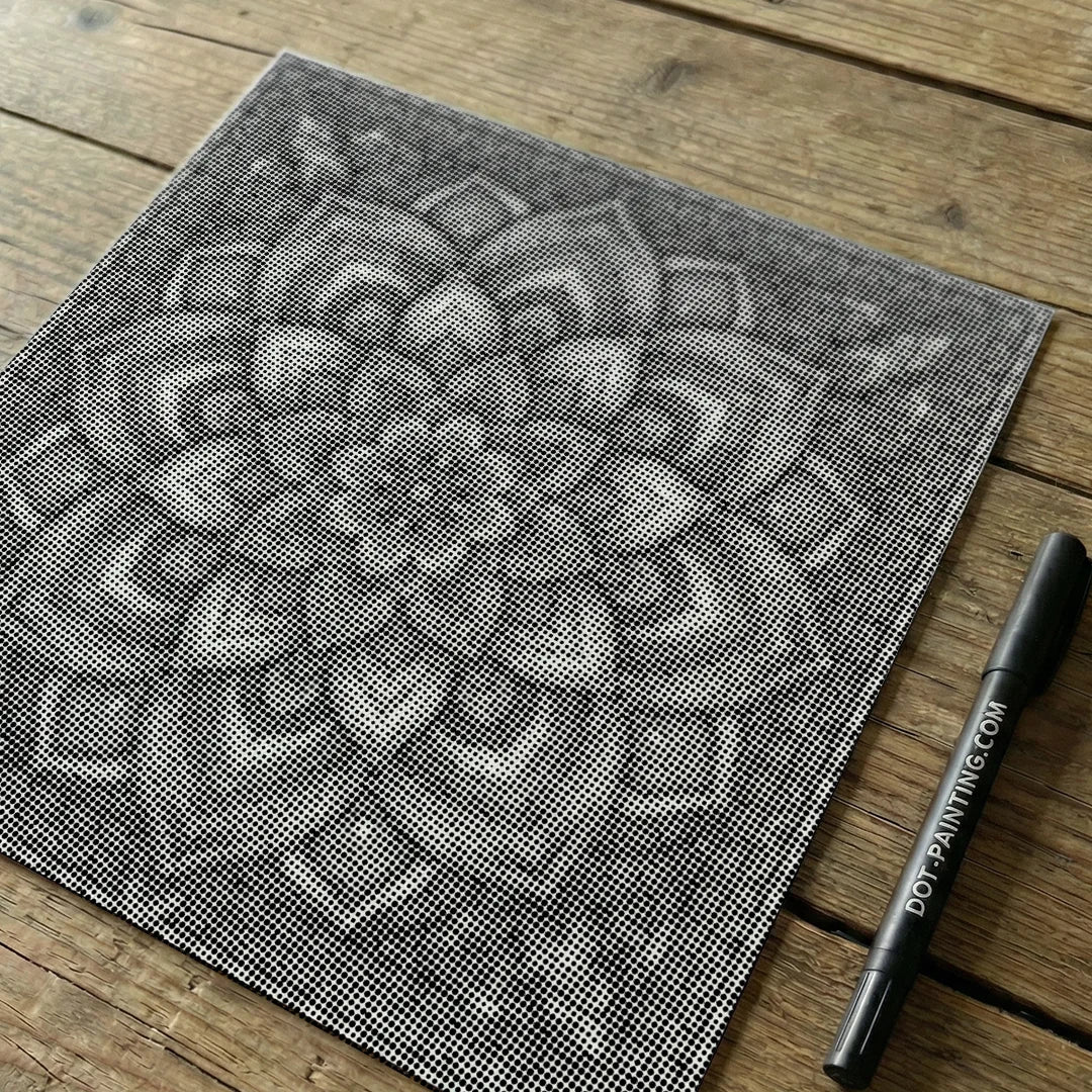 Mandala 9 Dot Målning
