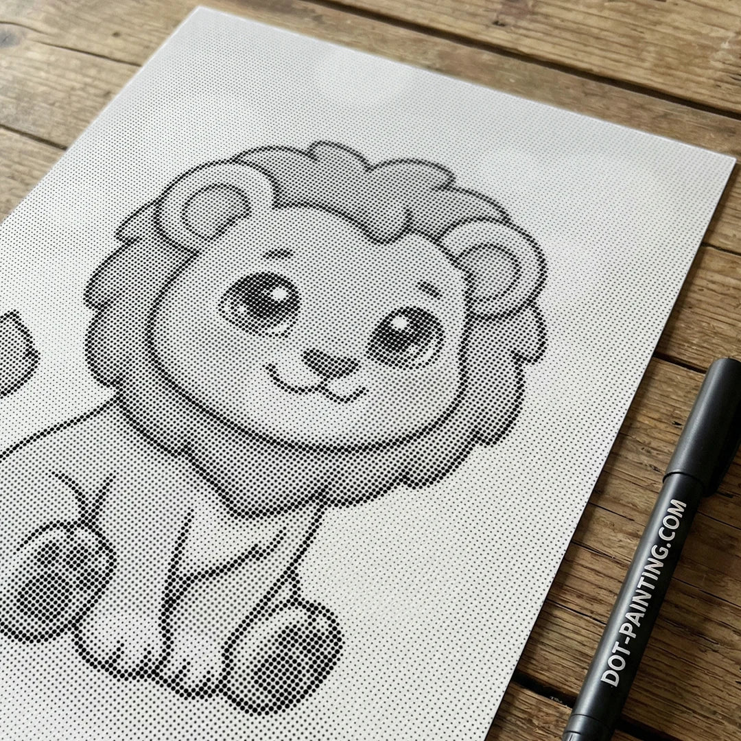 Lion Prick målning