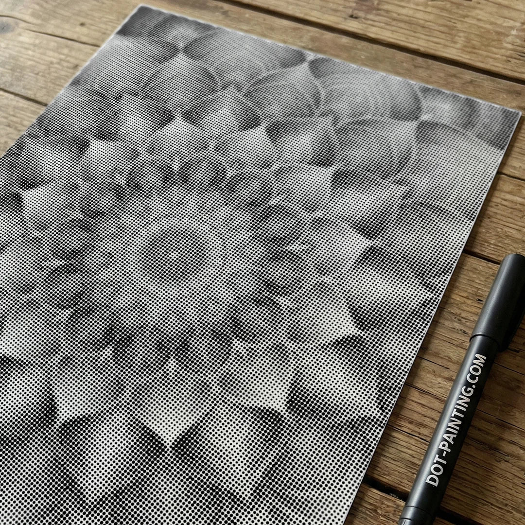 Mandala 4 Dot Målning