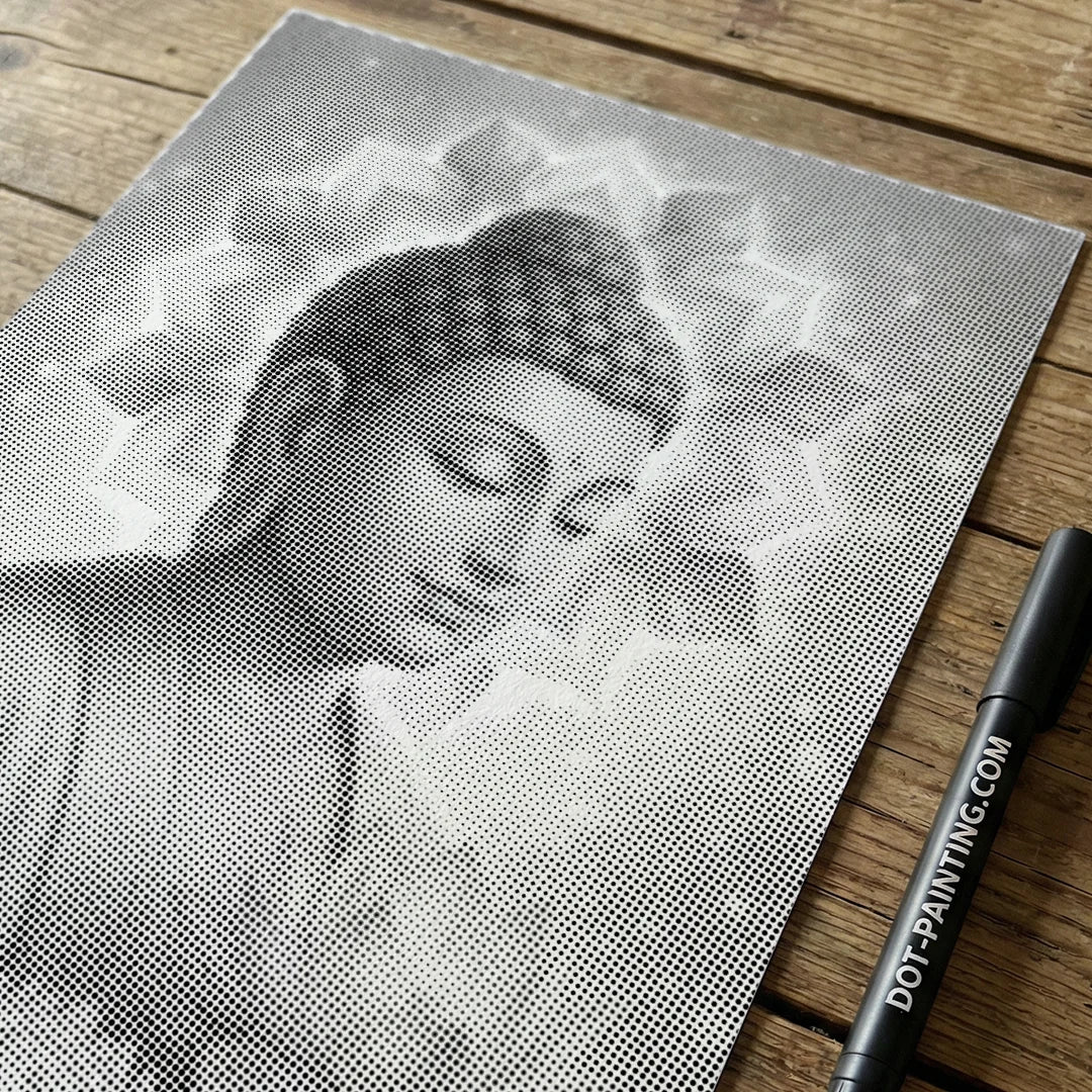 Buddah Dot Målning