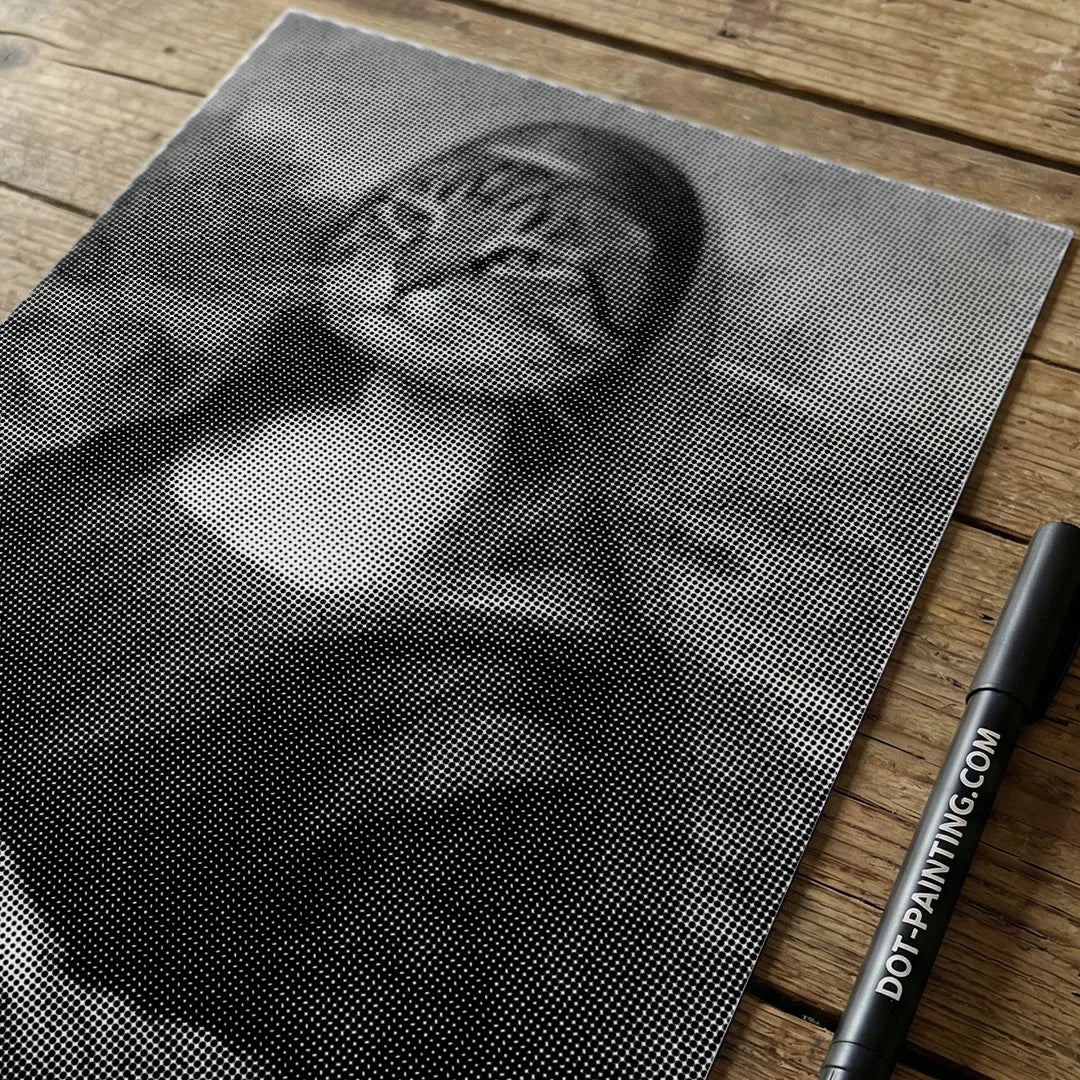 Mona Lisa Katt prickmalning
