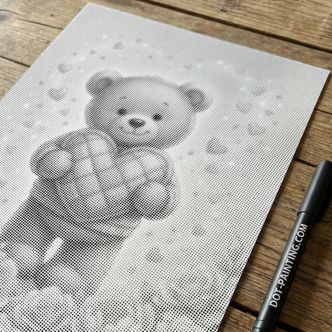 Jag älskar dig, Bear Dot Painting