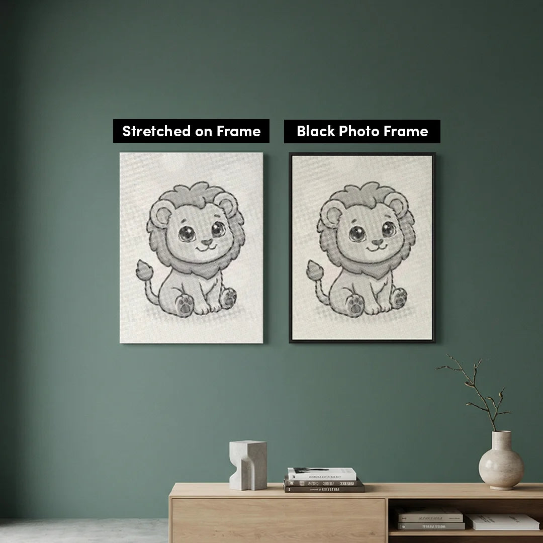 Lion Prick målning