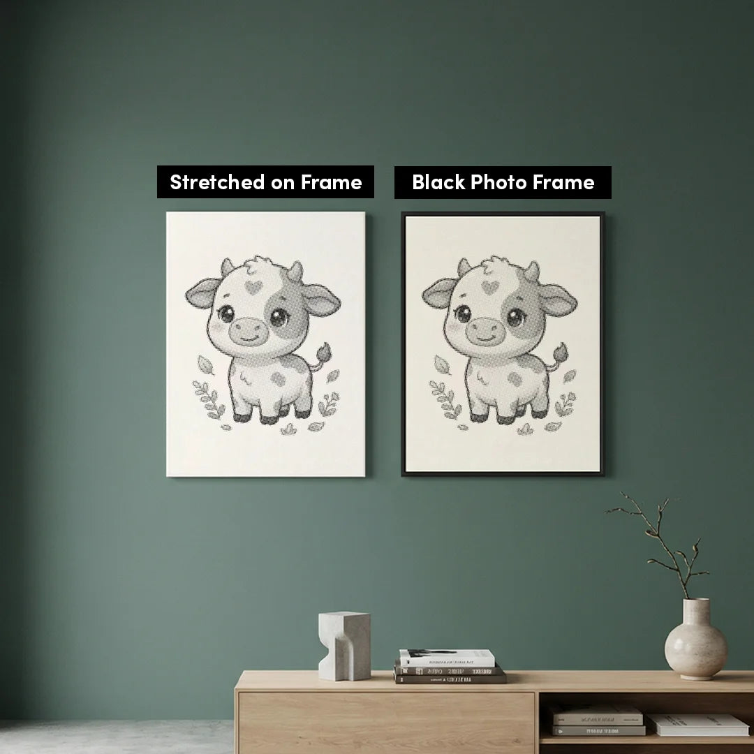 Cow Dot Målning