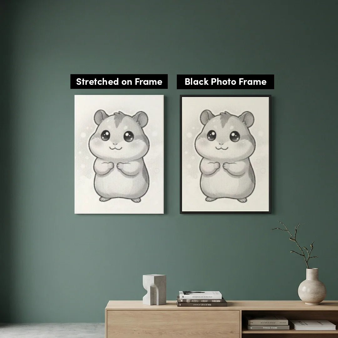 Hamster Dot Målning