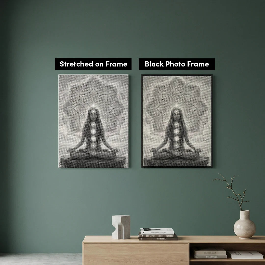 Yoga Mandala Dot Målning