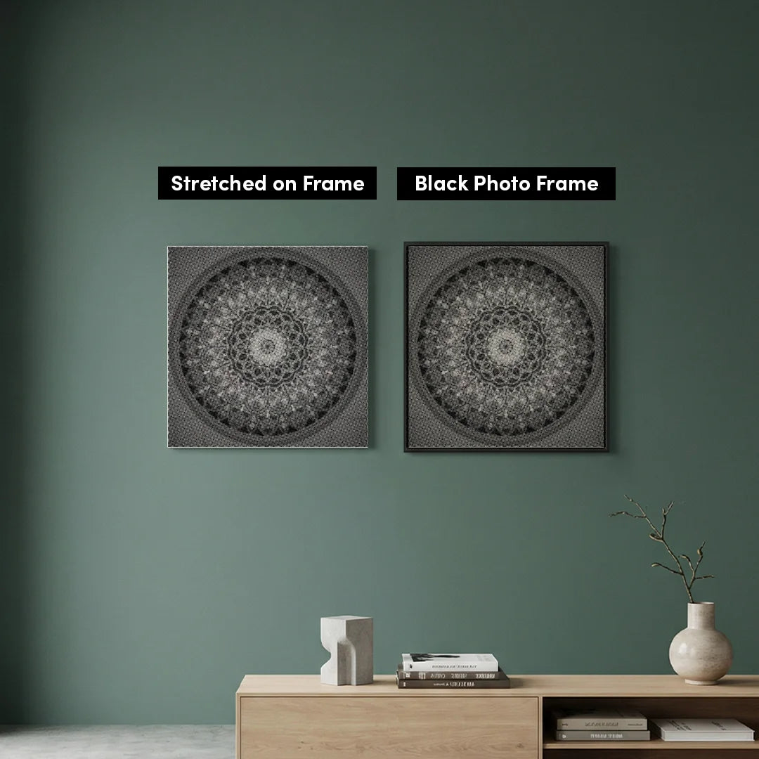 Mandala 12 Dot Målning
