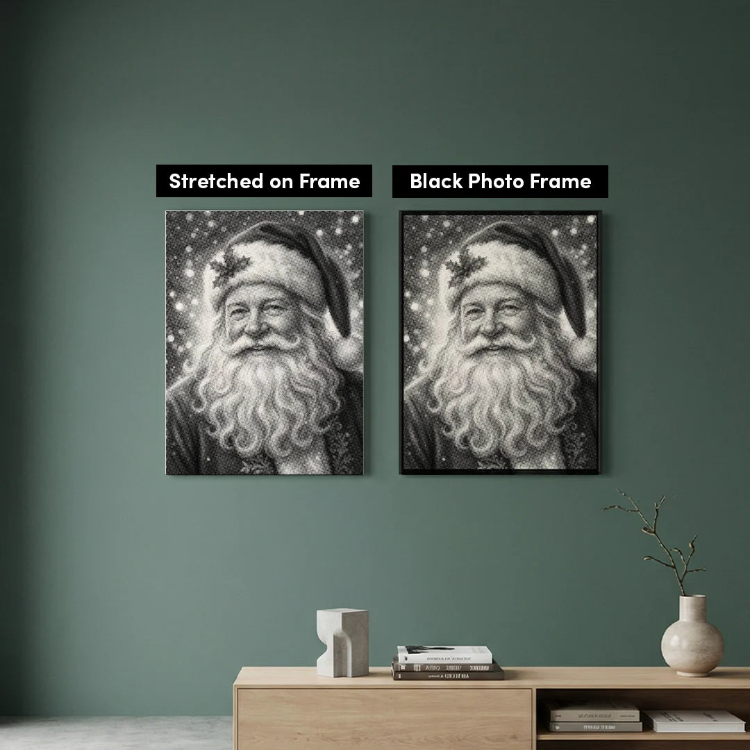 Tomte 4 prick målning