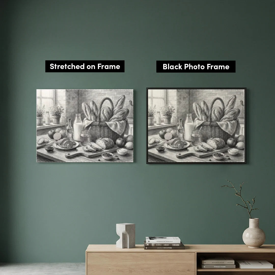 Brödkorg Dot Målning