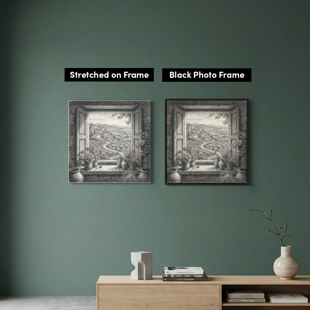 Visa genom luckor Punktmålning