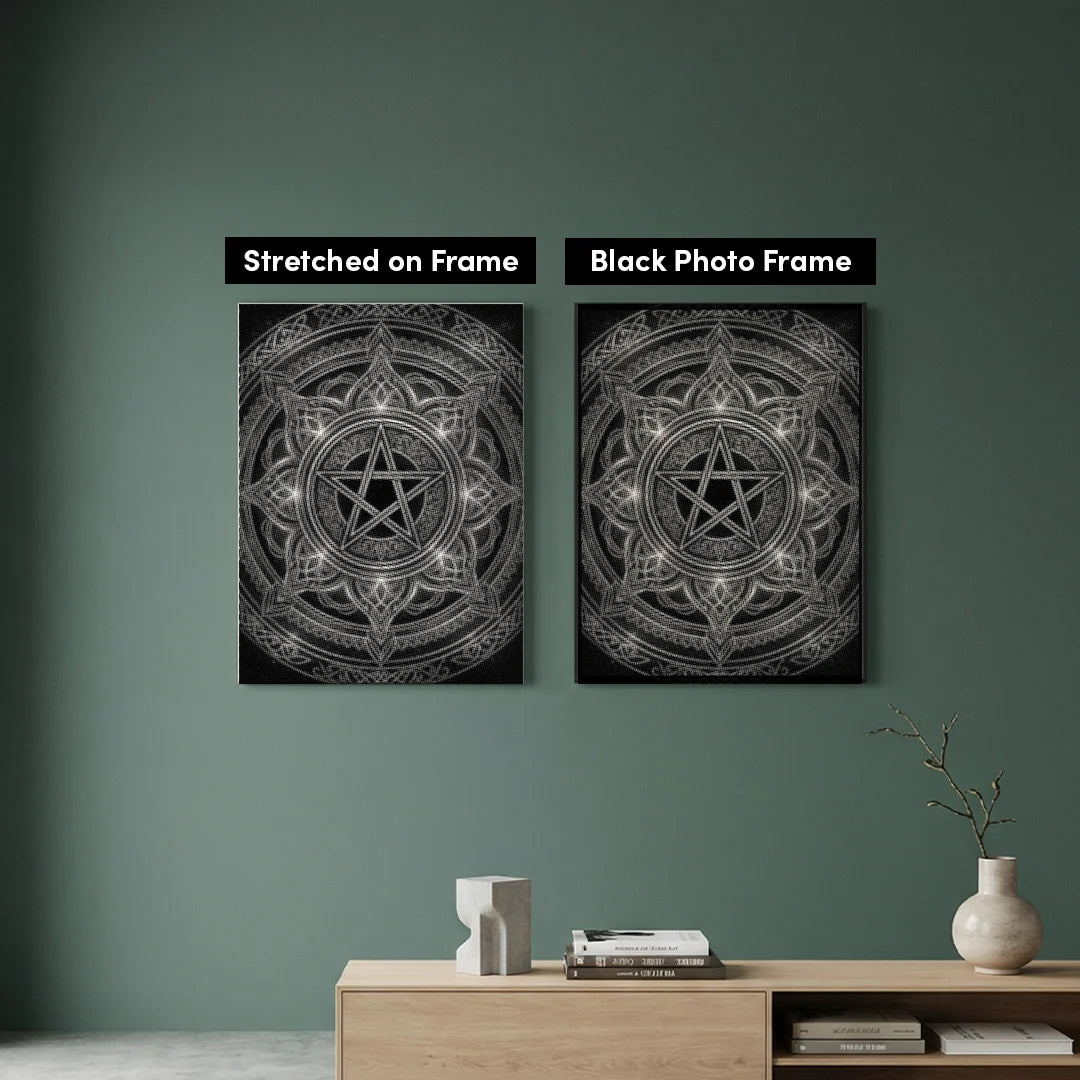 Mandala Star Dot Målning