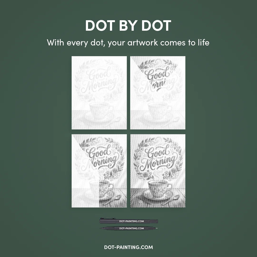 Godmorgon kaffepricksmålning