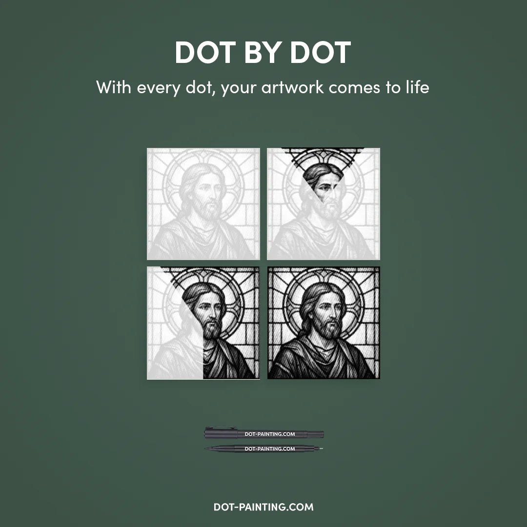 Jesus Dot målning