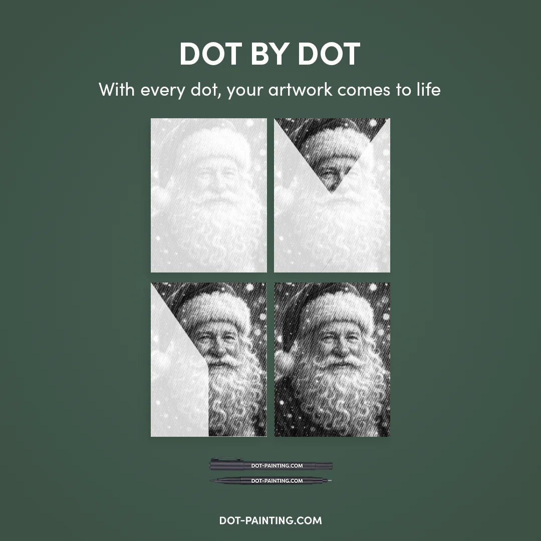 Tomte 2 prick målning