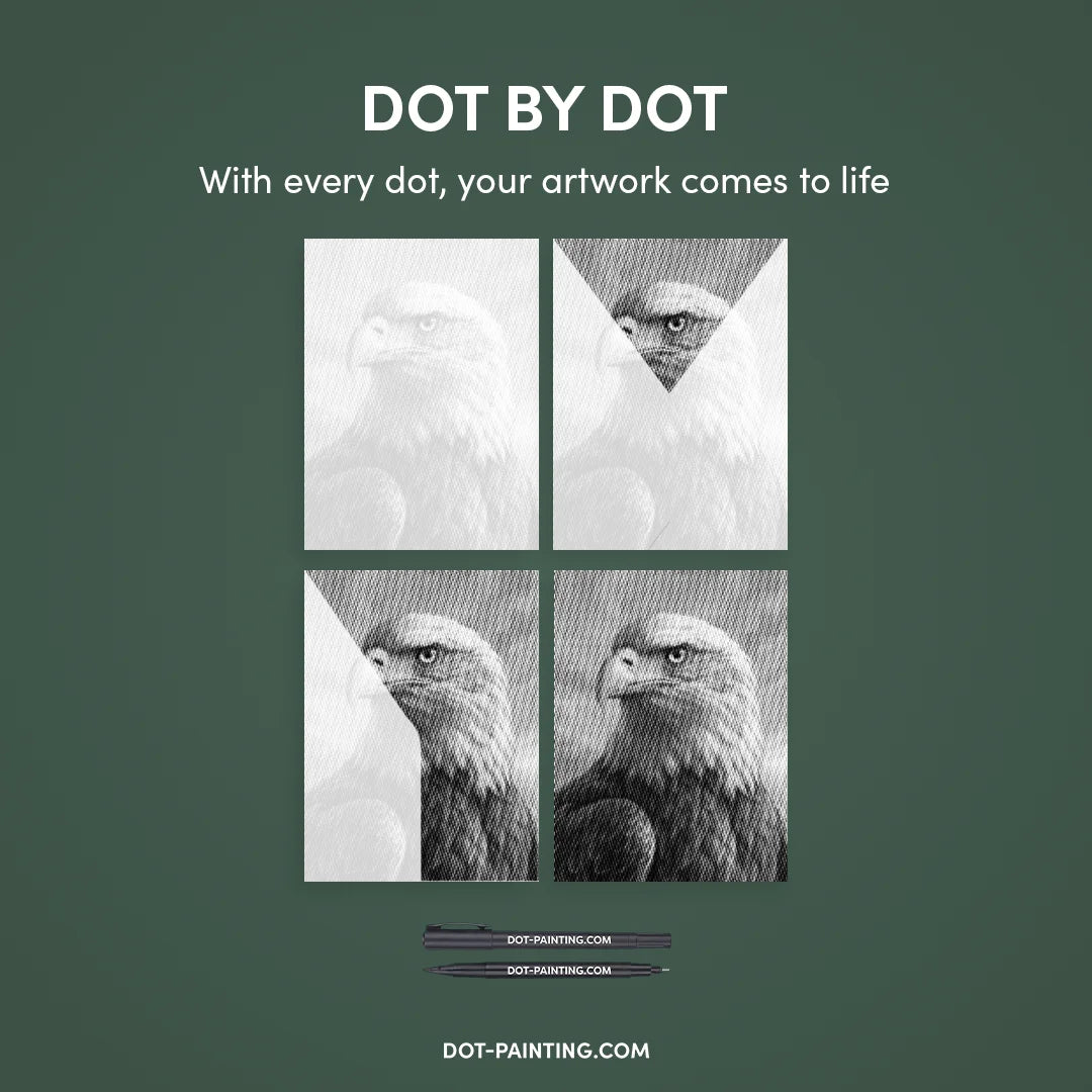 Eagle Dot Målning