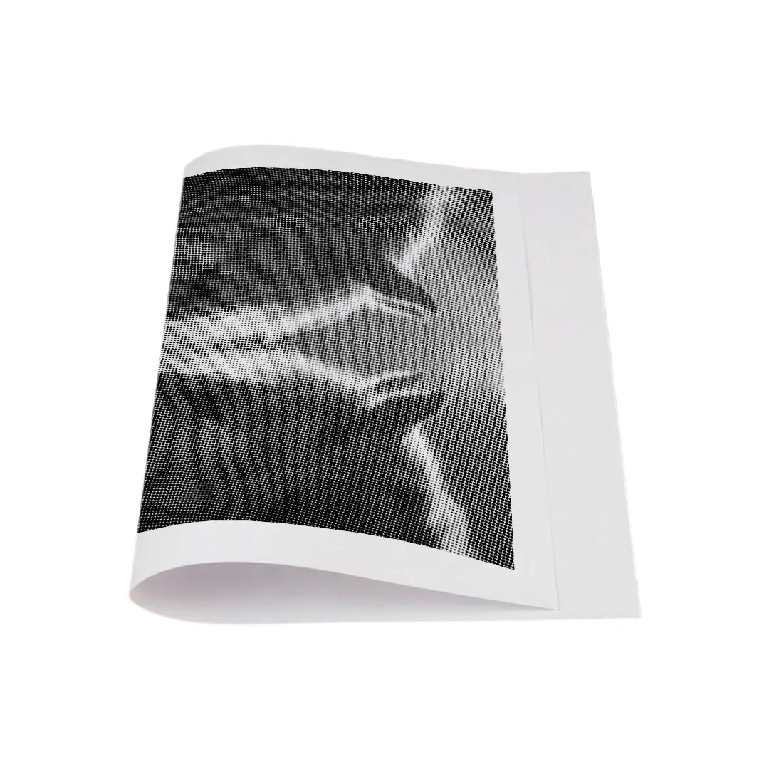 Två hästar prickmålning