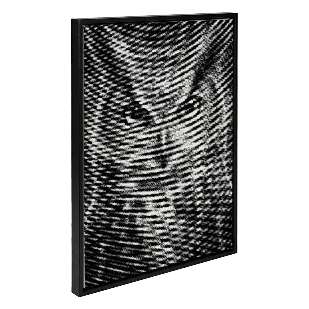 Arg Owl Dot Målning