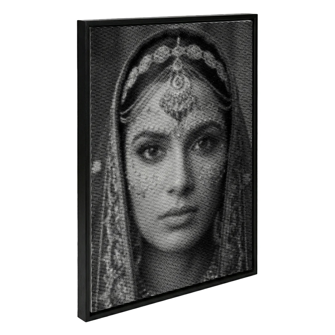 Indisk kvinna prickmålning