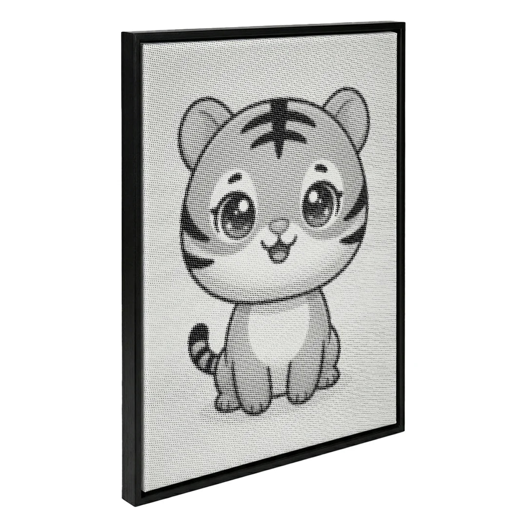Liten Tiger Dot Målning