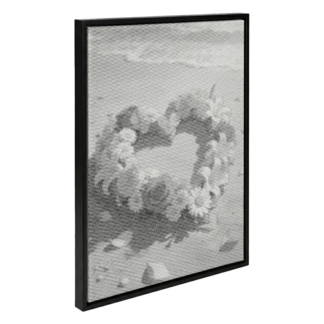 Blommor på stranden prickmålning