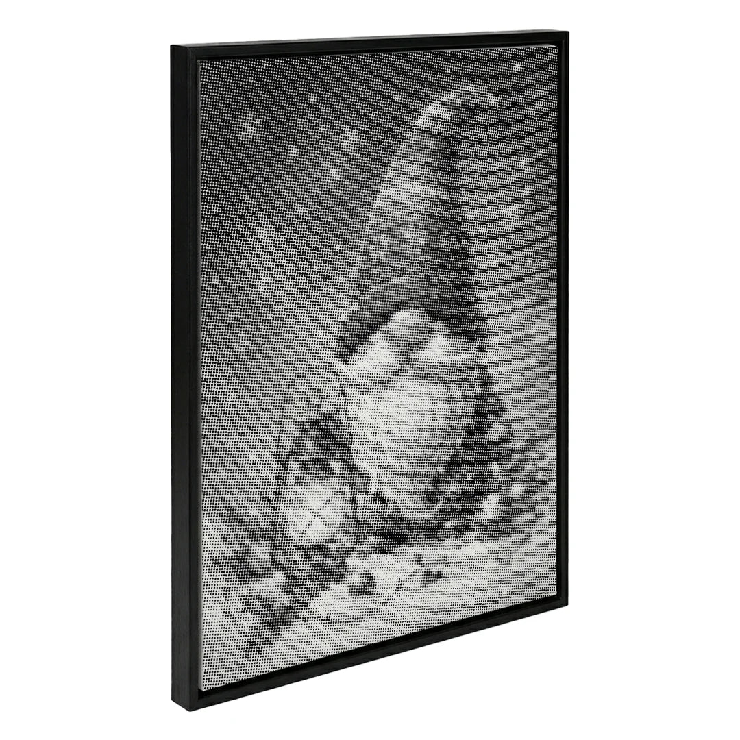 Jultomtar prickmålning