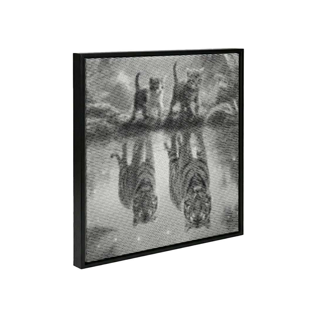 2 kattungar Reflection Dot Painting