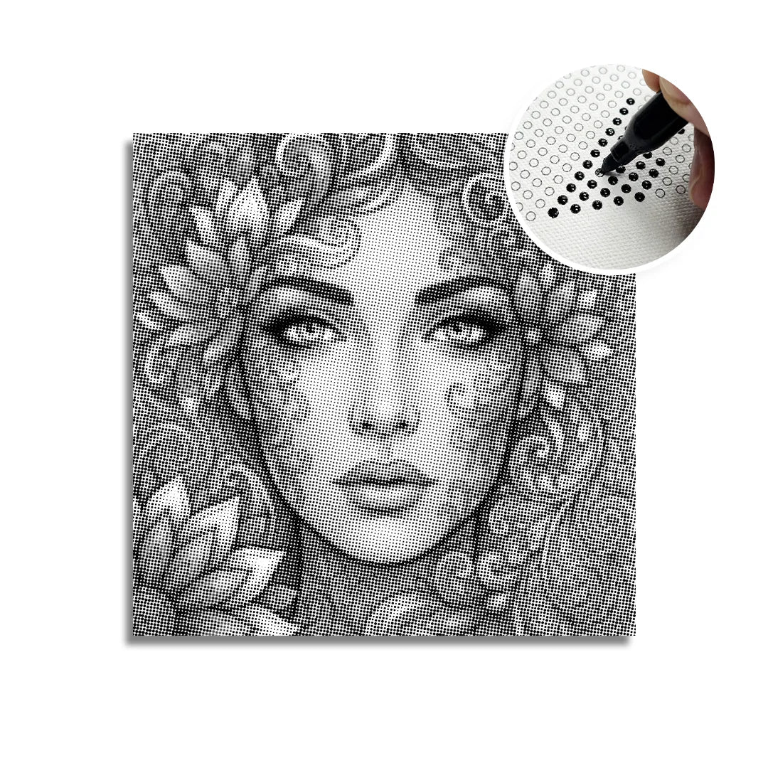 Botanisk ansiktspunktsmålning